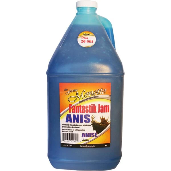Ferme Monette Outdoor's Minerals and attractants Fantastik Jam Jelly for Moose Saline 1391 3 Ferme Monette Outdoor's Minerals and attractants Fantastik Jam Jelly for Moose Saline 1391