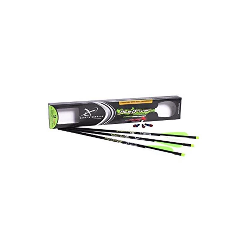 Carbon Express Arrows and shafts Set of 3 20" Piledriver Cross Bolt with light nocks 4 Carbon Express Arrows and shafts Set of 3 20" Piledriver Cross Bolt with light nocks - Image 2