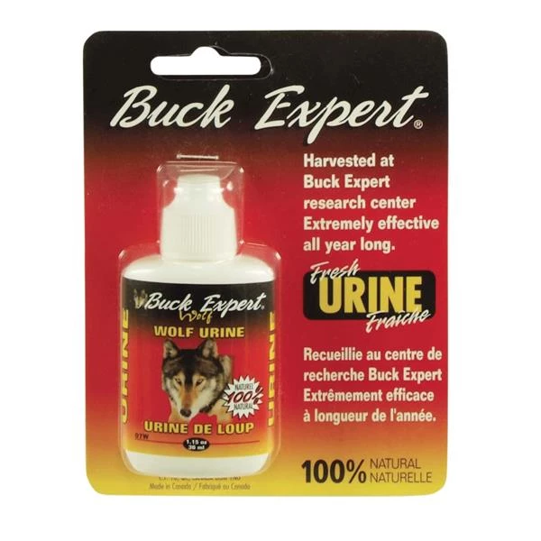 Buck Expert Minerals and attractants Natural Wolf Urine 36ml 3 Buck Expert Minerals and attractants Natural Wolf Urine 36ml