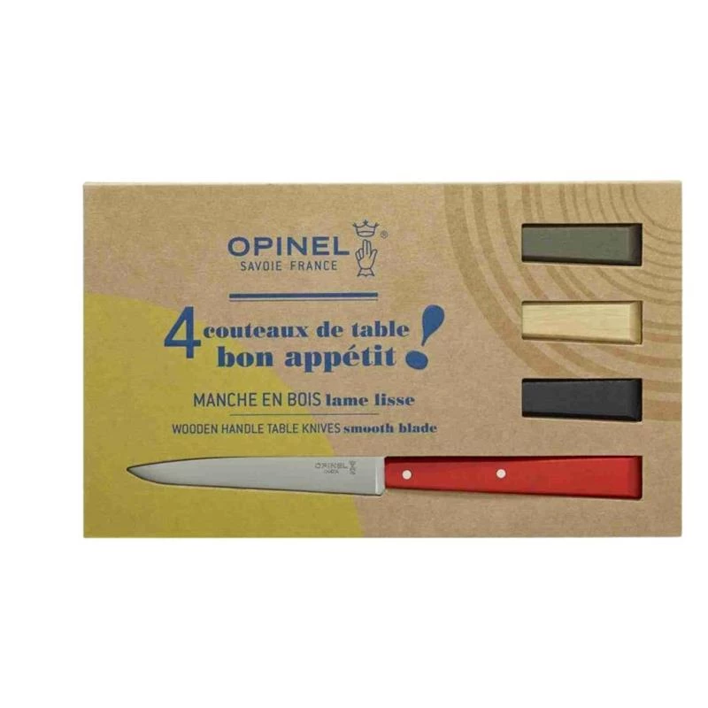 Opinel Fixed blade knives N°125 Bon Appétit Loft 4 Table Knives Kit 3 Opinel Fixed blade knives N°125 Bon Appétit Loft 4 Table Knives Kit